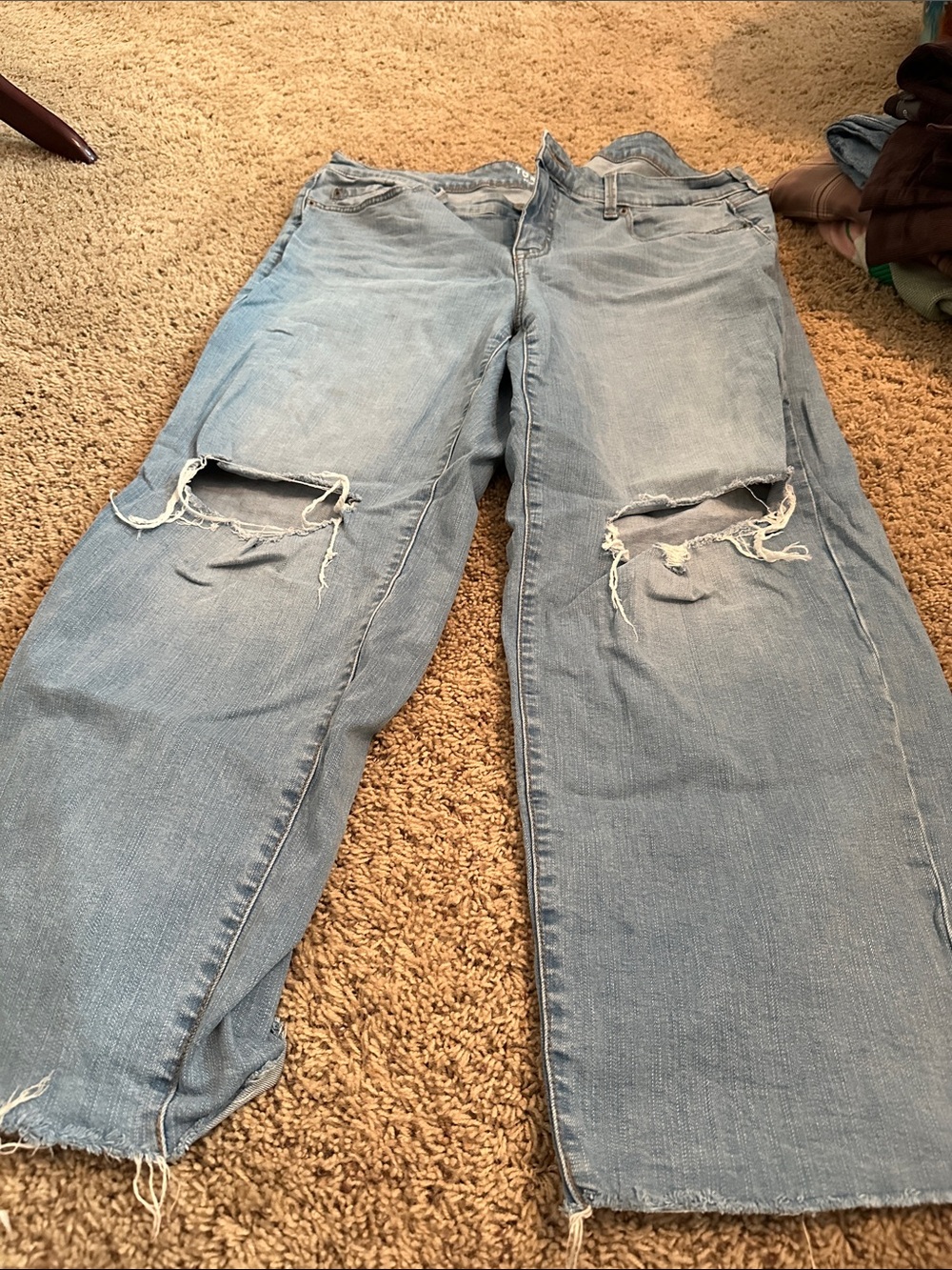 torrid Light Blue Distressed Boyfriend Jeans
